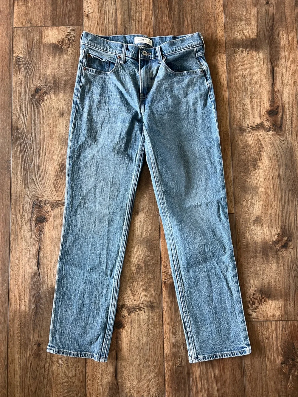 Abercrombie & Fitch Mid Rise 90’s Straight Leg Women’s Jeans Denim Size 28